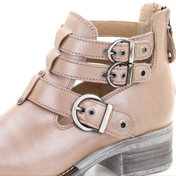 Dromedaris Women's Kelsy Taupe Brown Leather Ankle Boots Size 40 EU Sz 9/9.5 - Picture 6 of 16